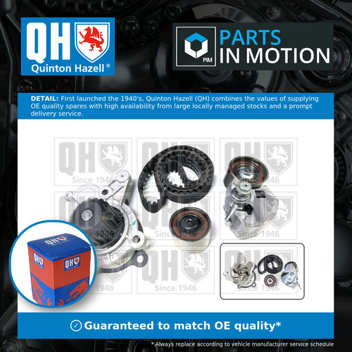 Timing belt water pump kit - belt,